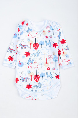 Ясельный боди с длинным рукавом